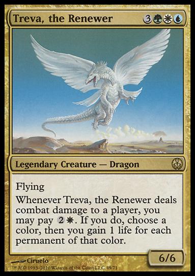 Magic the Gathering: Duel Decks: Phyrexia vs. the Coalition (Base Set) card 49 Treva, the Renewer