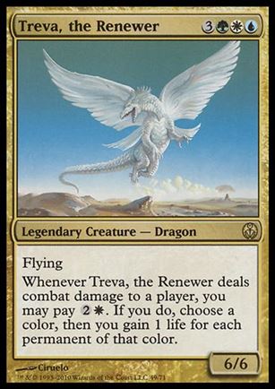 Magic the Gathering: Duel Decks: Phyrexia vs. the Coalition (Base Set) card 49 Treva, the Renewer