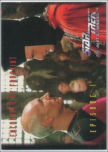 Star Trek: The Next Generation - The Episode Collection Season One (Base Set) card 12 Encounter at Farpoint, Episode 1C