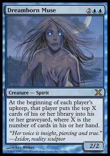 Magic the Gathering: 10th Edition (Base Set) card 82 Dreamborn Muse