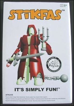 Stikfas figure AFK41R-B Alpha Male Phantom (Glow-in-the-Dark)