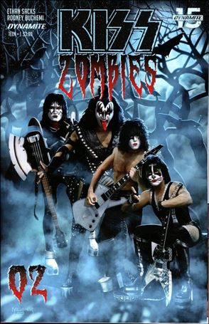 Kiss Zombies issue 2-D Photo Cover