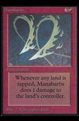 Magic the Gathering: Limited Edition Alpha (Base Set) card 163 Manabarbs