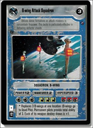Star Wars: Death Star II Limited (Base Set) card 161 B-Wing Attack Squadron