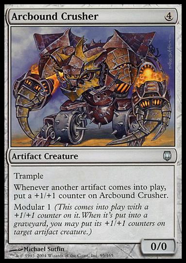 Magic the Gathering: Darksteel (Base Set) card 95 Arcbound Crusher