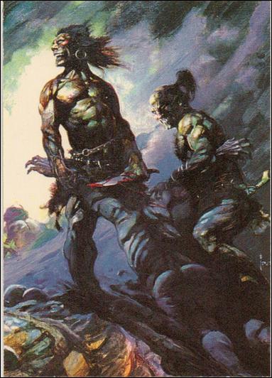 Frazetta (Base Set) card 66 Flesh Eaters