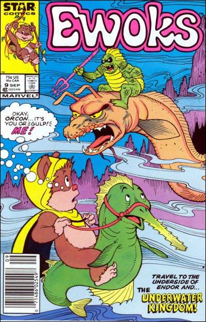 Ewoks issue 9-B Newsstand Cover