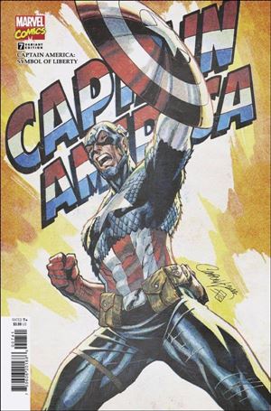 Captain America: Sentinel of Liberty (2022) issue 7-E J. Scott Campbell 1:200 Retro Anniversary Cover