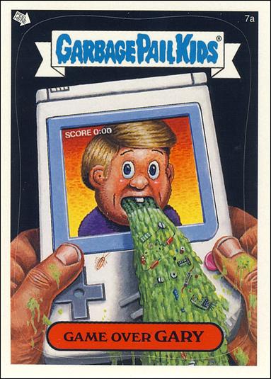 Garbage Pail Kids All-New Series 2 (Base Set)   card 7a Game Over Gary