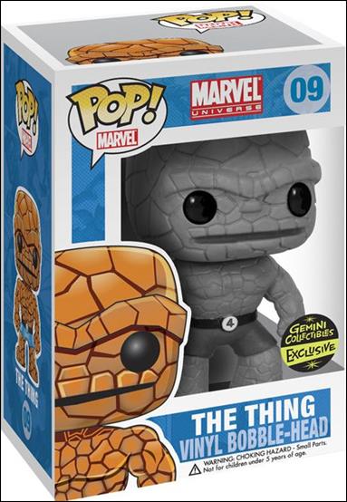 POP! Marvel figure 09-B The Thing (Black & White) 