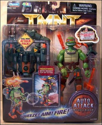TMNT (Auto Attack) figure 3 Michelangelo