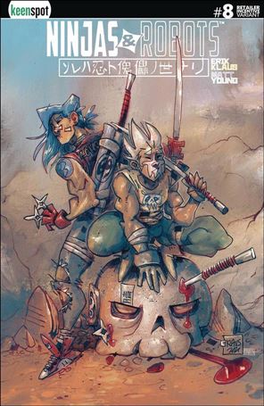Ninjas and Robots issue 8-D Erik Klaus / Owen Gieni 1:5 Cover