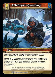 World of Warcraft: Through the Dark Portal (Base Set) card 295 A Refugee's Quandary