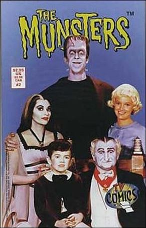 Munsters (1997) issue 2-B Blue Background Photo Cover