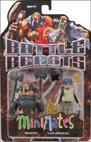 Battle Beasts Minimates figure 1 Gruntos and Tate Reynolds