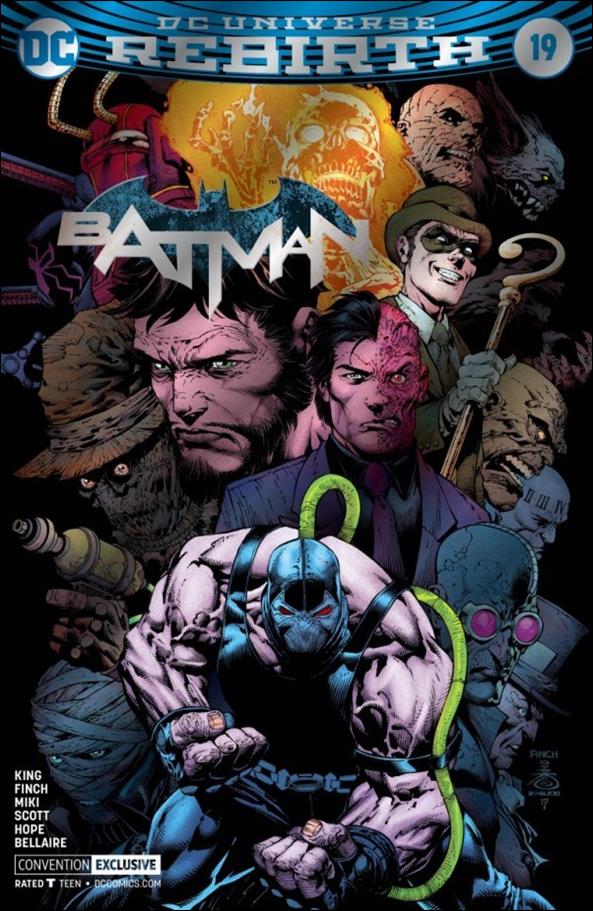 Batman (2016) issue 19-C David Finch WonderCon Silver Foil Cover