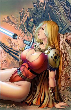 Sword of Justice (2020) issue 2-F Virgin Rafael Lanhellas Wraparound Cover