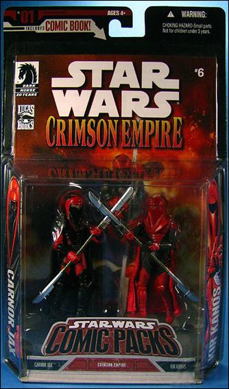 Star Wars: 30th Anniversary Collection Comic Packs (2006) figure 1 Carnor Jax and Kir Kanos (Clear Visors)