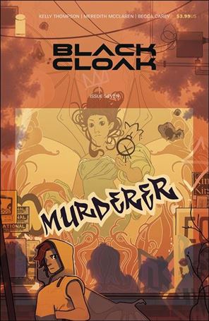 Black Cloak issue 7 Meredith McClaren Cover