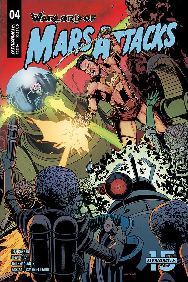 Warlord of Mars Attacks issue 4-B Marc Laming Cover