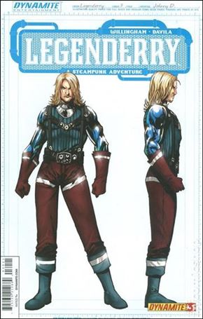 Legenderry: A Steampunk Adventure issue 3-B Johnny Desjardins 1:25 Captain Victory Cover