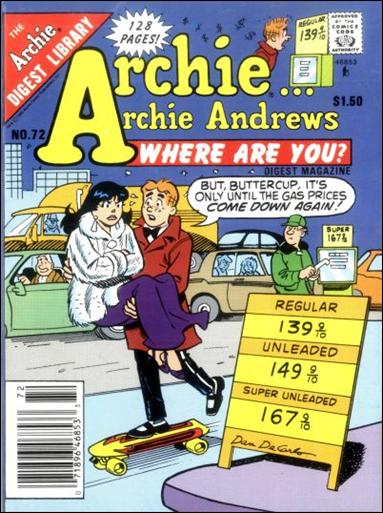 Archie…Archie Andrews, Where Are You Comics Digest Magazine issue 72