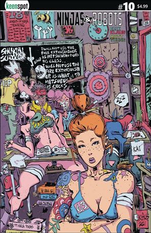 Ninjas and Robots issue 10 Erik Klaus Cover