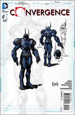 Convergence issue 1-E Greg Capullo 1:100 Cover