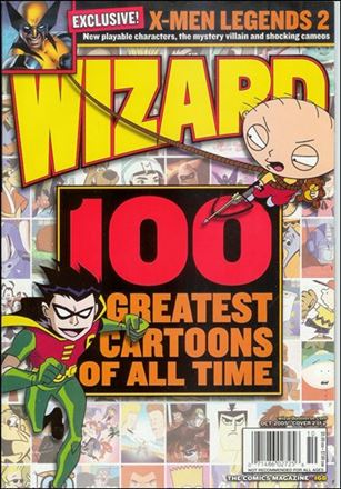 Wizard: The Comics Magazine issue 168-B 100 Greatest Cartoons Montage Cover