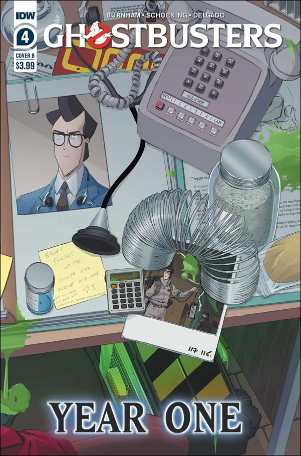 Ghostbusters: Year One issue 4-B Dan Schoening Files Cover