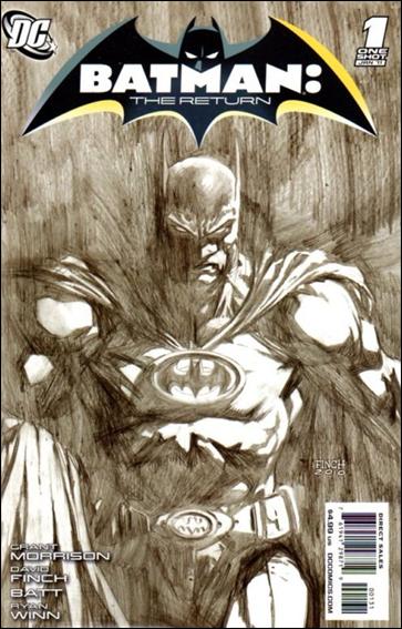 Batman: The Return issue 1-C David Finch 1:200 Sketch Cover