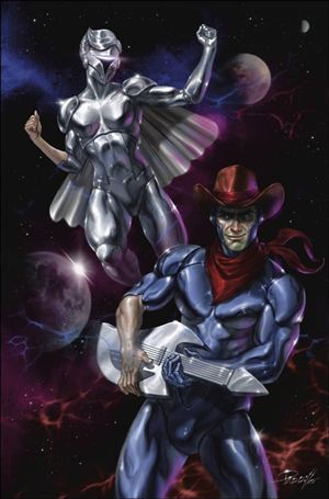 Silverhawks (2025) issue 2-I Lucio Parrillo Foil Virgin Cover
