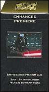 Star Wars: Enhanced Premiere card 1-C Sealed "Darth Vader with Lightsaber" Box