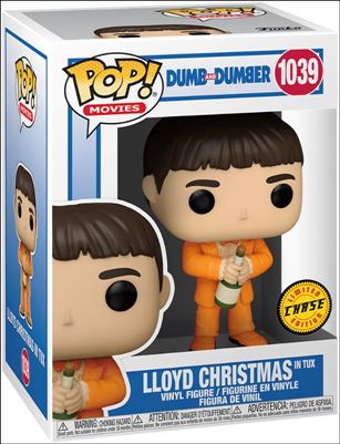POP! Movies figure 1039-B Lloyd Christmas in Tux (w/ Champagne) Chase