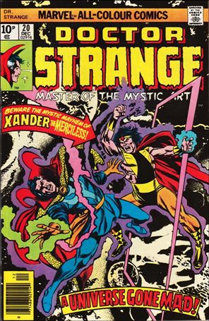 Doctor Strange (1974) issue 20-B UK Price Cover