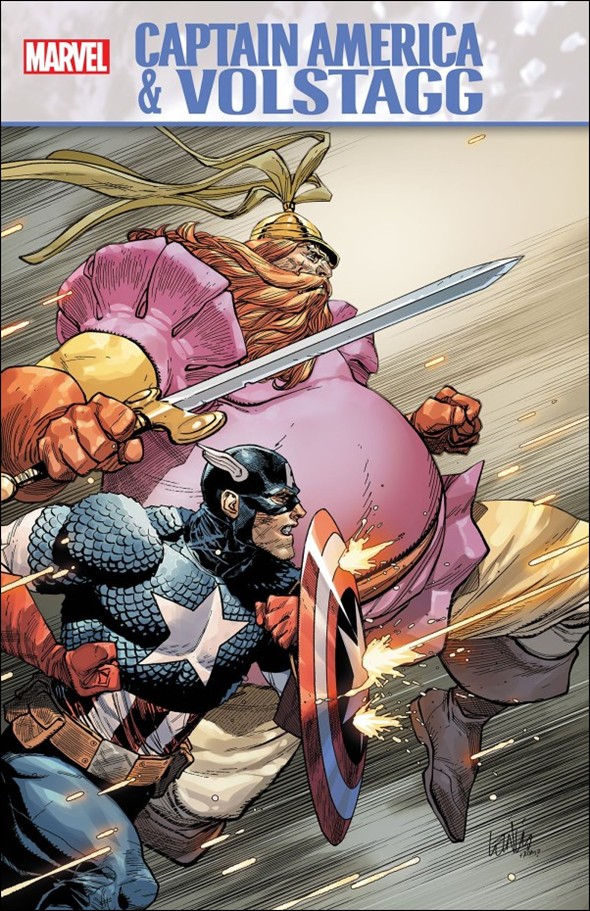 Captain America & Volstagg issue 1-D Leinil Francis Yu 1:25 Cover
