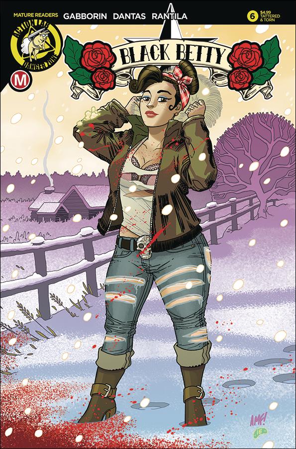 Black Betty issue 6-F Tony Fleecs Tattered & Torn Cover