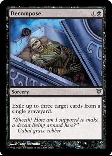 Magic the Gathering: Duel Decks: Sorin vs. Tibalt (Base Set) card 20 Decompose