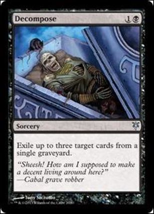 Magic the Gathering: Duel Decks: Sorin vs. Tibalt (Base Set) card 20 Decompose