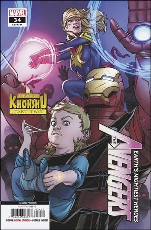 Avengers (2018/07) issue 34-C Javier Garron Cover (2nd Printing)