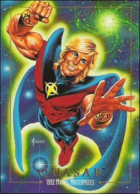 1992 Marvel Masterpieces (Base Set) card 72 Quasar