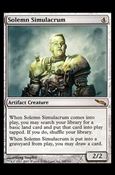 Magic the Gathering: Mirrodin (Base Set) card 245 Solemn Simulacrum