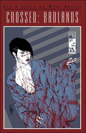 Crossed: Badlands issue 84-F Art Deco Cover
