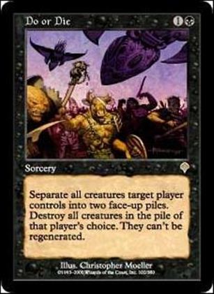 Magic the Gathering: Invasion (Base Set) card 102 Do Or Die