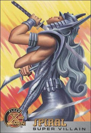 1996 Fleer X-Men International (Base Set) card 77 Spiral