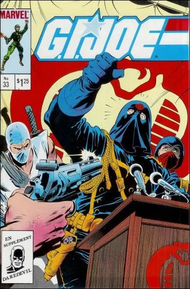 G.I. Joe: A Real American Hero issue 33-D French-Canadian Price Cover