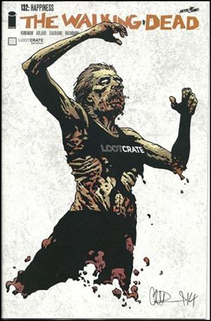 Walking Dead (2003) issue 132-C Unbagged Loot Crate Cover 