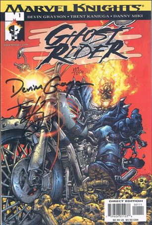Ghost Rider (2001) issue 1-B Dynamic Forces (Signed Grayson & Kaniuga) 1/1500 
