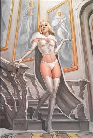 Fall of the House of X issue 4-F Erik M. Gist 1:50 Emma Frost Virgin Cover