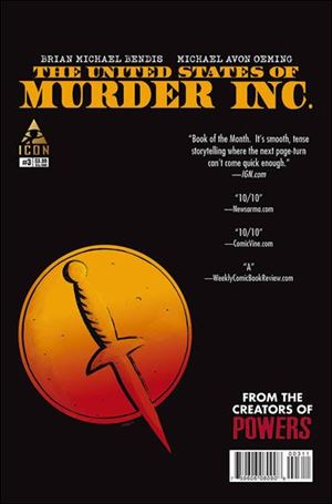 United States of Murder Inc. issue 3 Michael Avon Oeming Cover